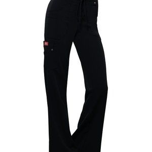 Dickies Xtreme Stretch Flare Leg Scrub Pants Black